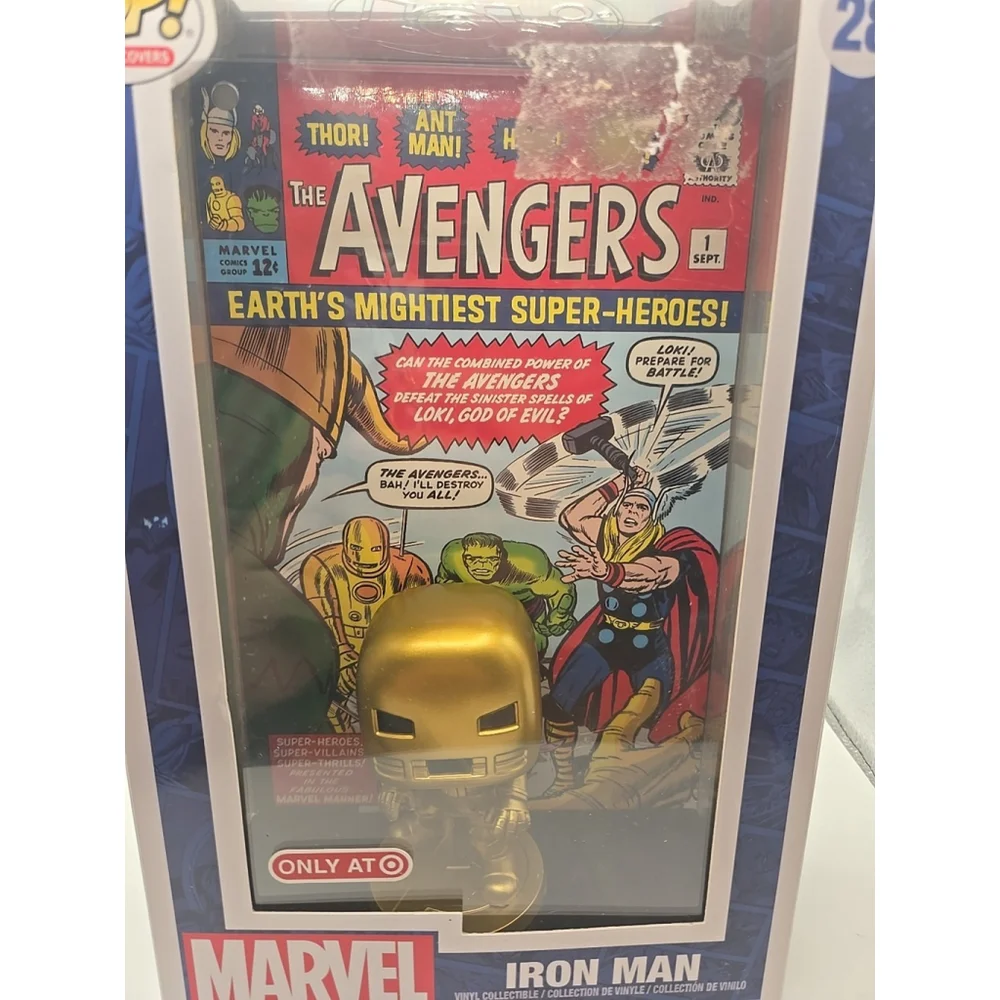 Funko Pop! Comic Book Cover with Case: Marvel - Iron Man - Target (Exclusive)...